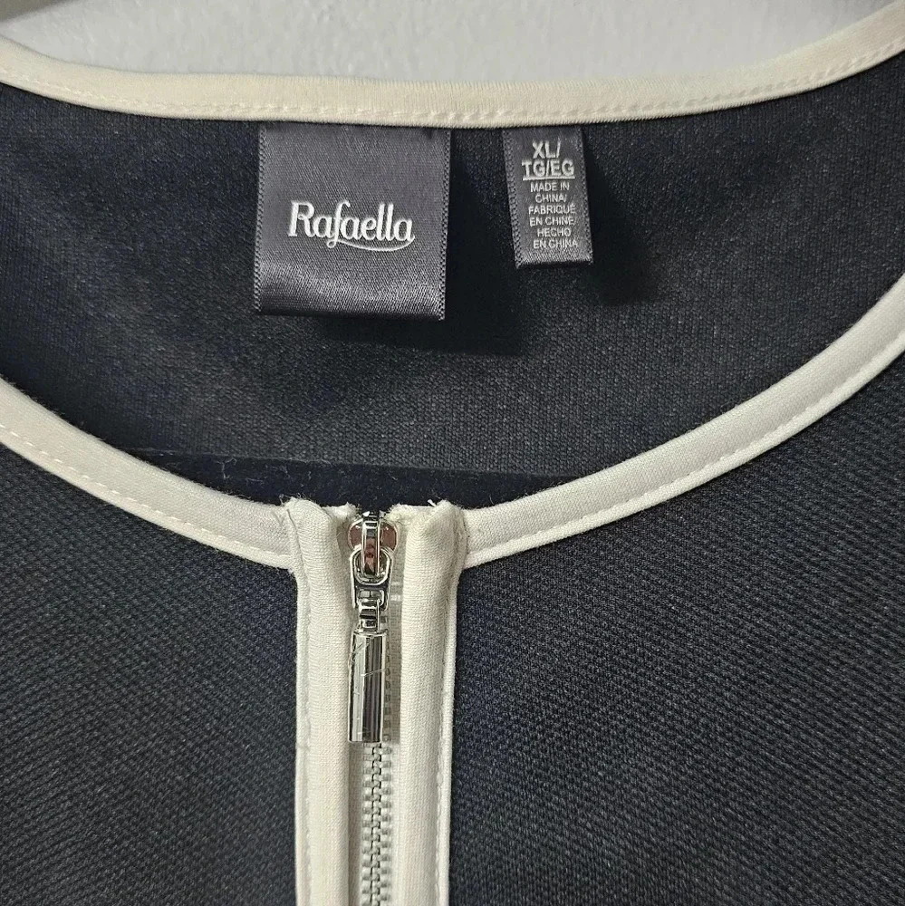RAFAELLA Bell Sleeve Zip-Up Jacket Size XL - Picture 3 of 5